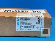 Cargar imagen en el visor de la galería, Siemens 3RV2711-1KD10 Circuit Breaker NEW - OPEN BOX