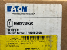 Load image into Gallery viewer, NEW - EATON НМСР050К2С Motor Circuit Protector 600VAC/250VDC 3-Pole 50-AMP