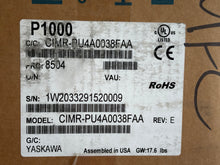 Load image into Gallery viewer, NEW - Yaskawa CIMR-PU4A0038FAA REV: E 380-480 VAC 25HP Servo Drive