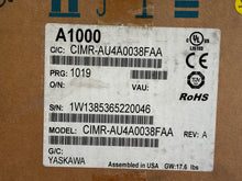 Load image into Gallery viewer, NEW - Yaskawa CIMR-AU4A0038FAA REV: E 380-480 VAC Output: 38A/31A Servo Drive