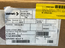 Load image into Gallery viewer, NEW - Valmet VAL0324286 - DVC TYPE 3500 - ANGLE SEAT VALVE