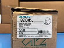 Load image into Gallery viewer, Siemens HGG3B015L 3-Pole 15A 480V Molded Case Circuit Breaker – New in Box