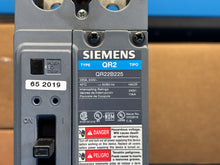Load image into Gallery viewer, Siemens QR22B225 2-Pole 225A 240V Molded Case Circuit Breaker – New in Box