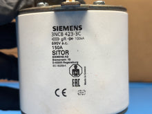 Load image into Gallery viewer, (Box of 3 PCS) Siemens 3NC8 423-3C Fuse-Link Fusible 110mm Ultrafas - NEW IN BOX