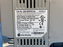 Load image into Gallery viewer, Allen-Bradley 22D-B5P0N104 /A Series A PowerFlex 40P AC Drive 1.0 HP
