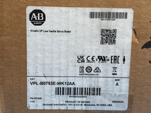 Load image into Gallery viewer, (2023) Allen-Bradley VPL-B0753E-WK12AA /A Kinetix VP Low Inertia Servo Motor