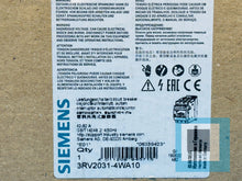 将图片加载到图库查看器,Siemens 3RV2031-4WA10 SIRIUS S2 Motor Protection Circuit Breaker - NEW
