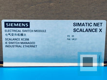 Load image into Gallery viewer, Siemens 6GK5208-0BA00-2AC2 SCALANCE XC208 IE Switch Managed Ethernet NEW SEALED