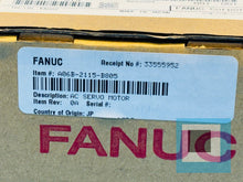 Load image into Gallery viewer, Fanuc A06B-2115-B805 AC Servo Motor - NEW OPEN BOX
