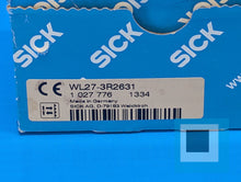 将图片加载到图库查看器,SICK WL27-3R2631 Photoelectric Sensor 1 027 776 WL27-3R2631 - NEW