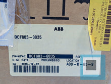 将图片加载到图库查看器,(2016) ABB DCF803-0035 Speed Regulator Module Drive DCF803-0035