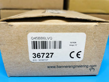 Load image into Gallery viewer, Banner Engineering Q45BB6LVQ Photoelectric Sensor - New in Box