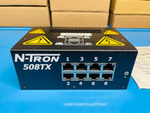 Load image into Gallery viewer, N-Tron 508TX Industrial 8-Port Managed Ethernet Switch, NEW