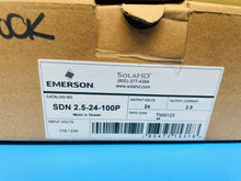 Load image into Gallery viewer, NEW - SOLA HD / Emerson SDN 2.5-24-100P Power Supply Output 24V / 2.5