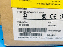Load image into Gallery viewer, Surplus - Allen-Bradley 140G-G6C3-C30 Breaker MCCB 140G-G 65kA/480V FF 30A 3p
