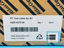 Load image into Gallery viewer, Atlas Copco 4220 4375 05 PF Tool cable 5m ST for Nutrunner - NEW SEALED