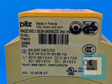 将图片加载到图库查看器,Pilz PNOZ XV3.1 30/24-240VACDC 3no 1nc Safety Relay Module - NEW