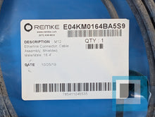 Cargar imagen en el visor de la galería, Remke E04KM0164BA5S9 Etherlink Connector Cable M12 Shielded 16.4' - NEW