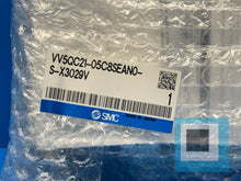 Load image into Gallery viewer, SMC VV5QC21-05C8SEAN0-S-X3029V Pneumatic Valve Manifold Block - NEW OPEN BOX
