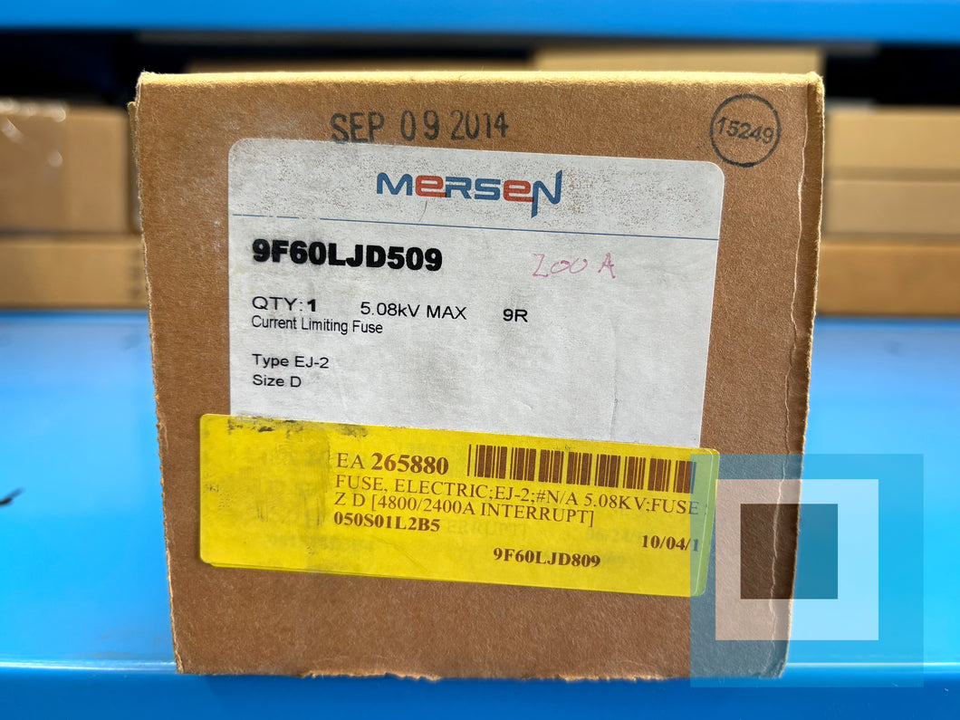NEW - Mersen / Ferraz Shawmut 9F60LJD509 Motor Starter Fuse 5.08 MAX KV