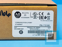 Cargar imagen en el visor de la galería, Allen-Bradley 25-COMM-E2P /A Communication 2 Port Ethernet Card - NEW IN BOX
