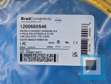 将图片加载到图库查看器，Brad Connectivity 12006600546 Micro-Change Assemblies 4 Pole Male/Female - NEW
