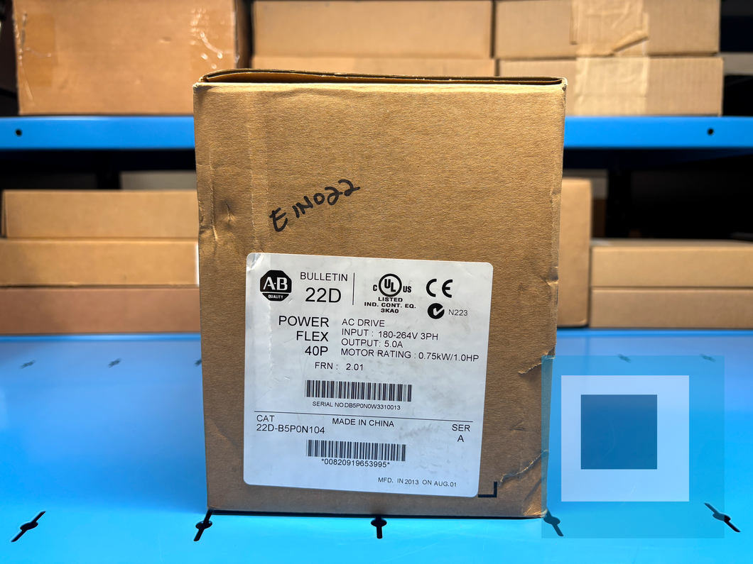 Allen-Bradley 22D-B5P0N104 /A Series A PowerFlex 40P AC Drive 1.0 HP