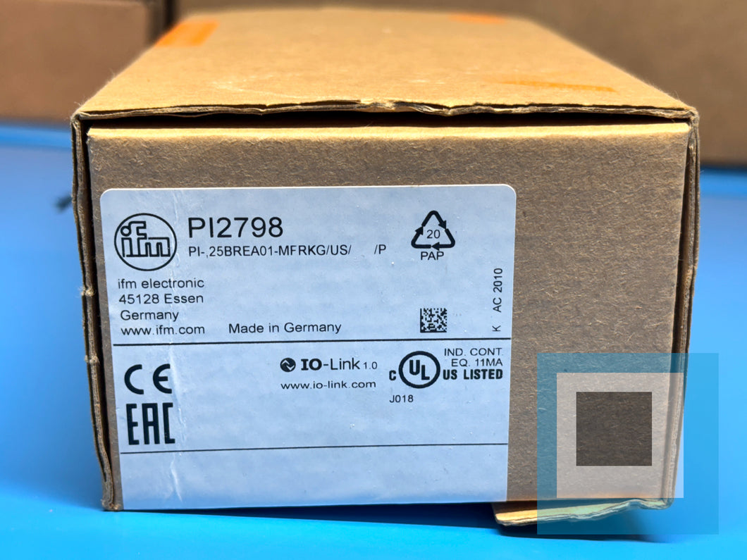 IFM PI2798 Pressure Sensor with Display PI-,25BREA01-MFRKG/US - NEW IN BOX