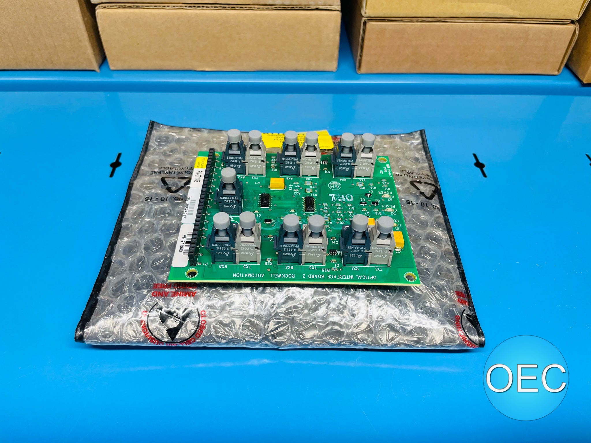 Pcb2 Allen-Bradley PN-271938 Series A Optical Interface Board 2 PCB2 PowerF ...