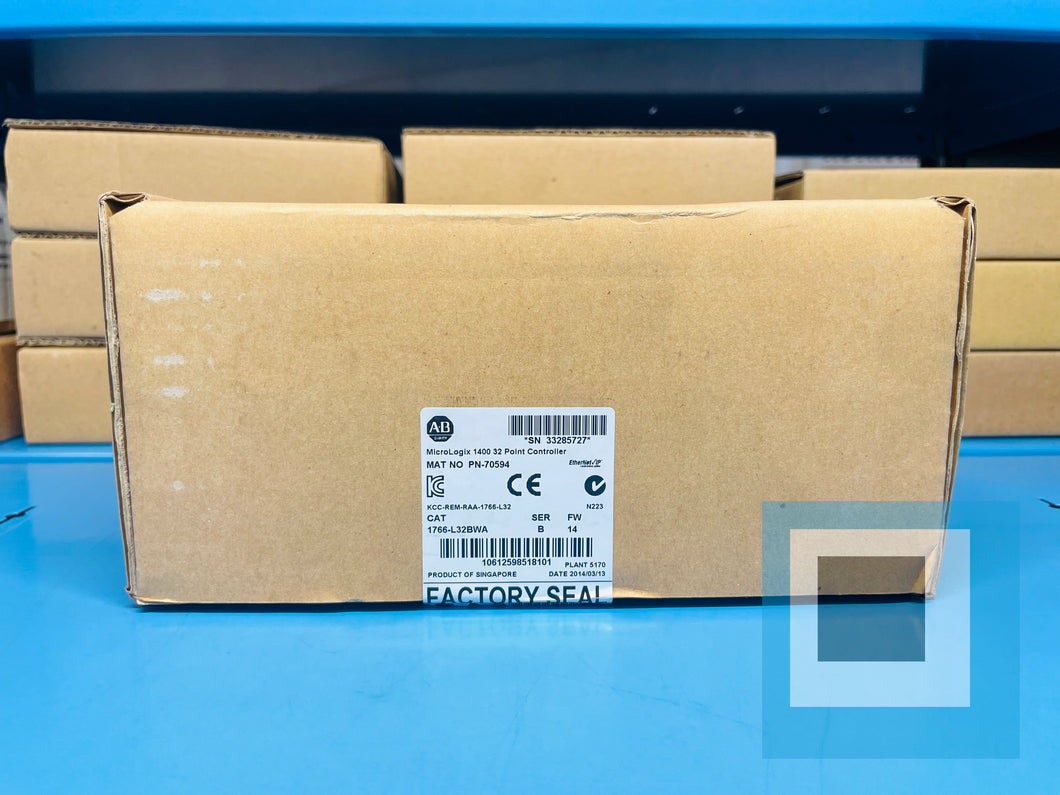 Surplus - Allen-Bradley 1766-L32BWA /B MicroLogix 1400 32 Point Controller