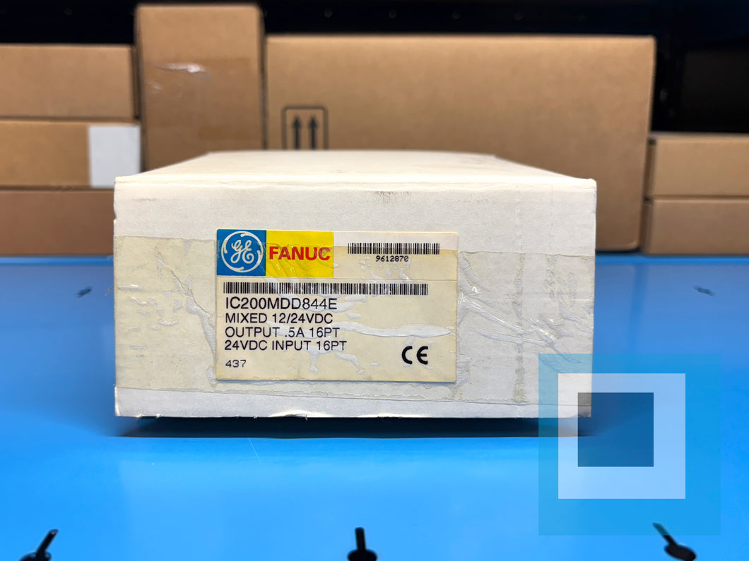 GE Fanuc IC200MDD844E MIXED 12/24VDC OUTPUT .5A 16PT 24VDC INPUT 16PT - NEW