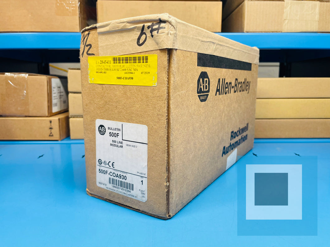 Surplus - Allen-Bradley 500F-COA930 Series C 500-Line Modules NEMA 2 Contactor