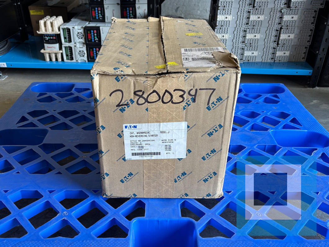 NEW - EATON / Cutler Hammer A200M5CAC Model J NON-REVERSING STARTER - 2045A41G01