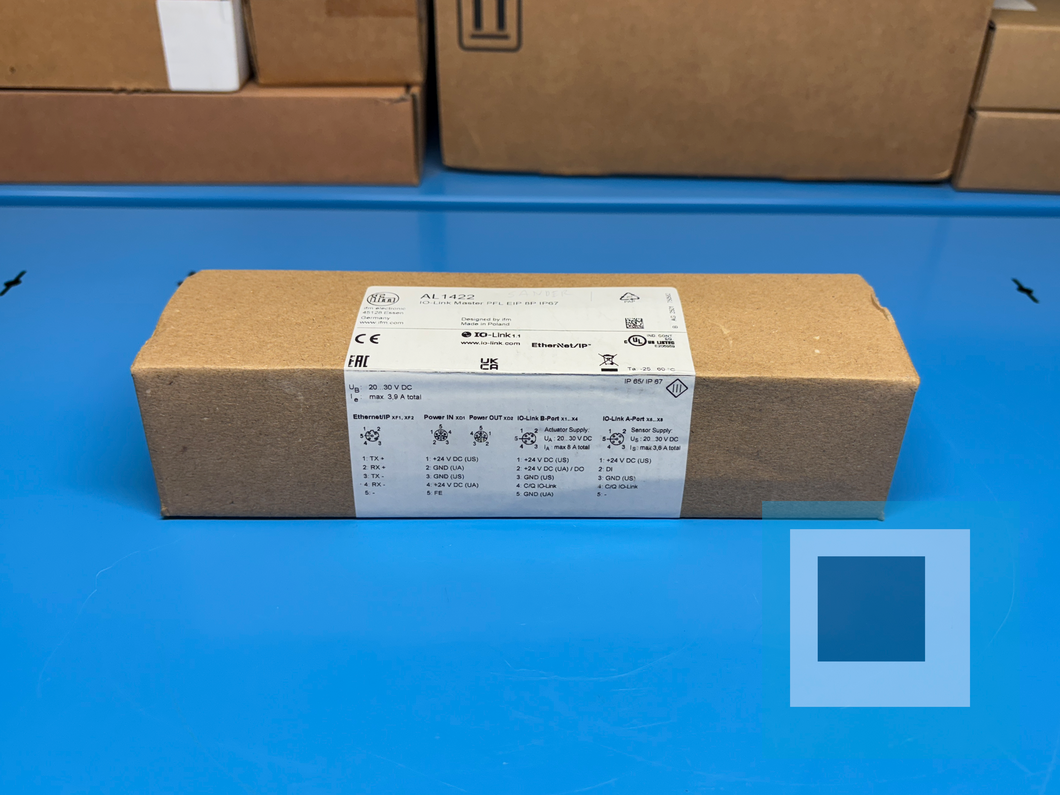 IFM AL1422 I/O-Link Master EtherNet/IP Communication Module - NEW OPEN BOX