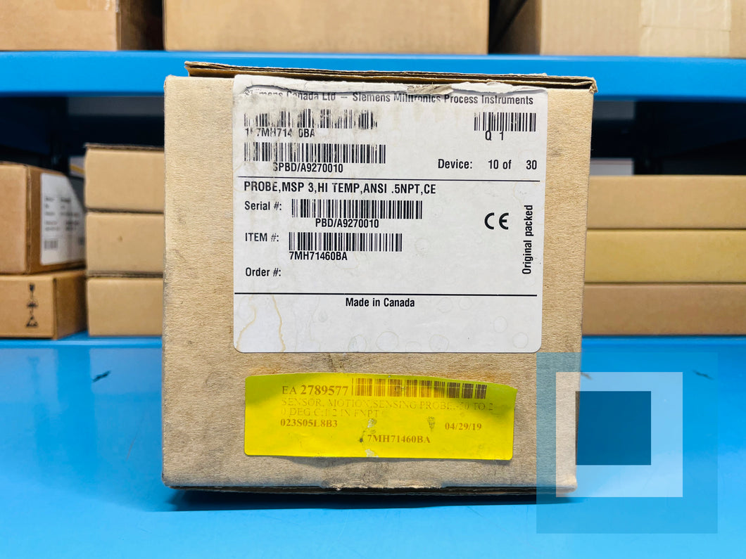 NEW - Siemens Milltronics 7MH71460BA Motion Sensing Probe