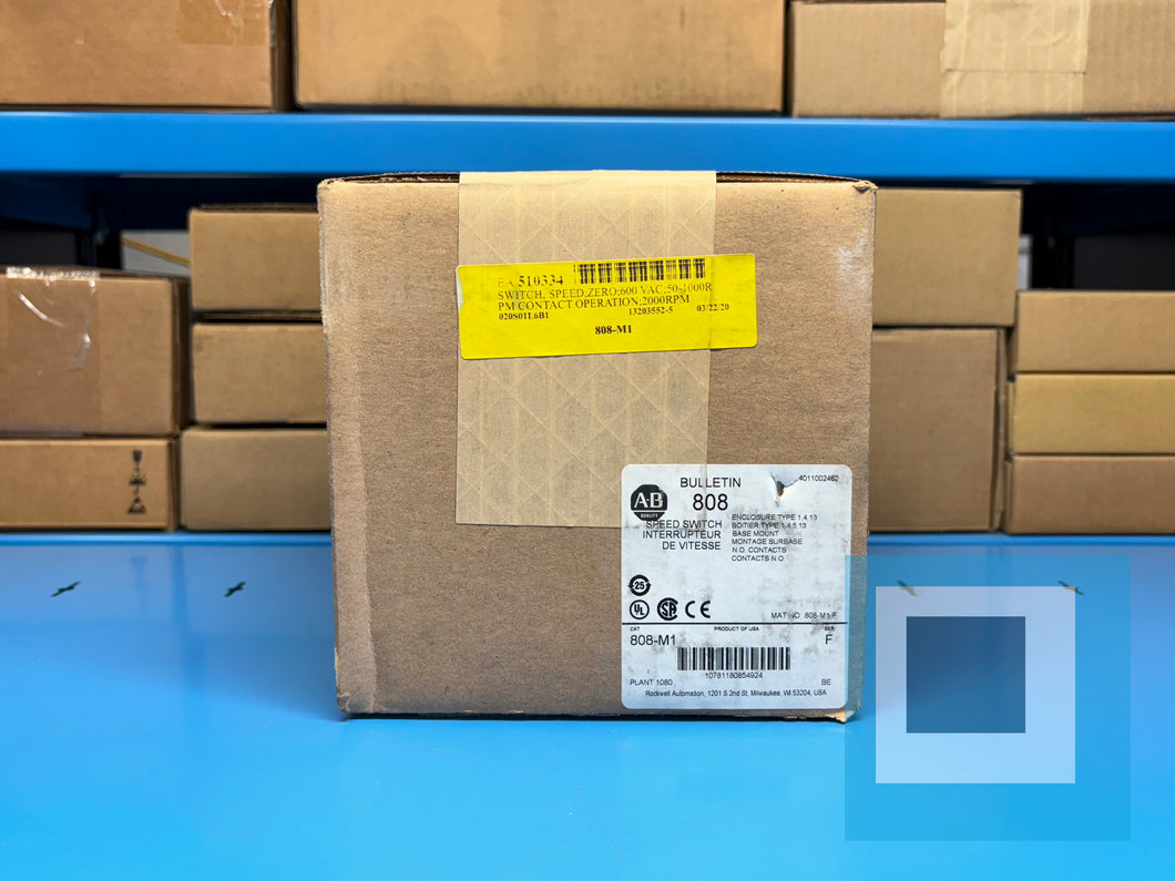Surplus Allen-Bradley 808-M1 /F High Speed Switch, ENCLOSURE TYPE 1,4,13