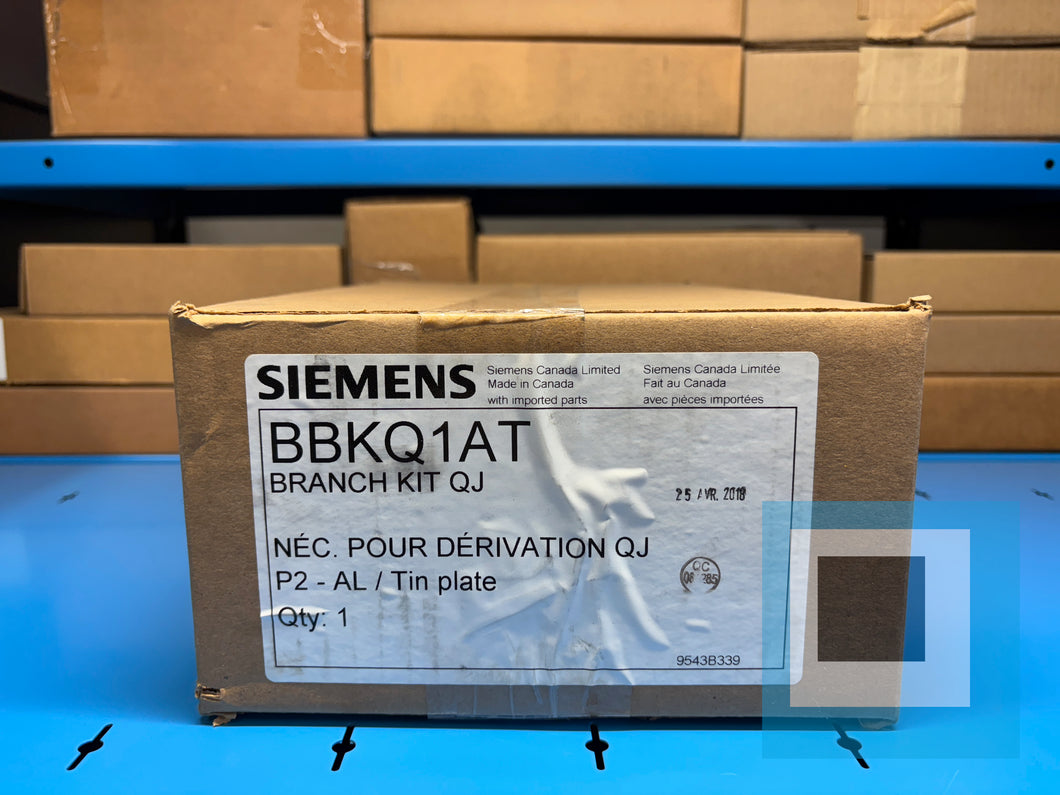 Siemens BBKQ1AT Branch Breaker Kit for 2/3-Pole Single Mount QJ Breakers – New