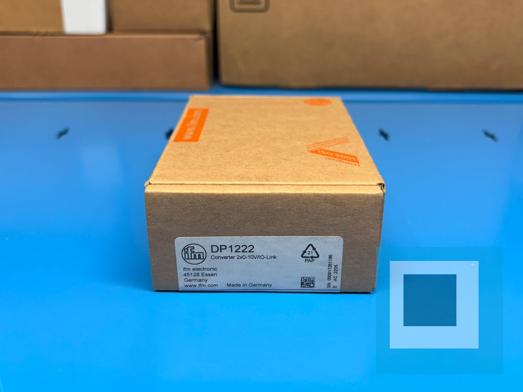 IFM I/O Link DP1222 Converter 2x0-10V/IO-Link - Made in Germany