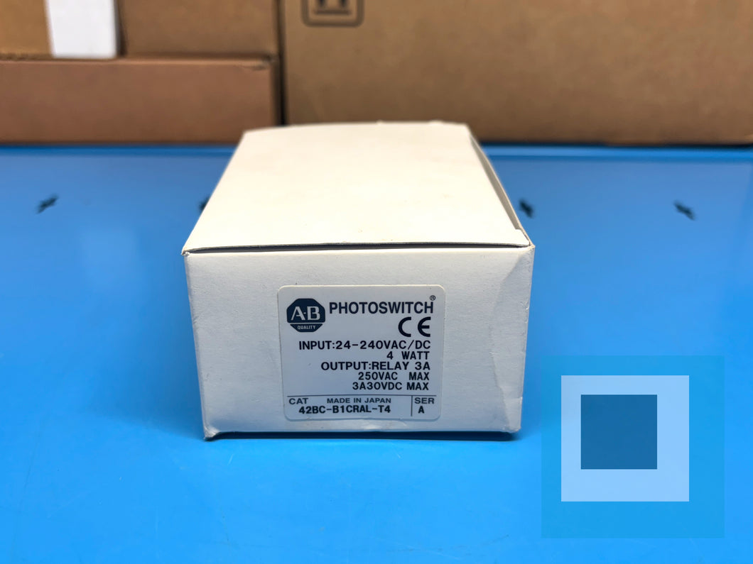 Allen-Bradley 42BC-B1CRAL-T4 PhotoSwitch Output Relay 3A - NEW IN BOX