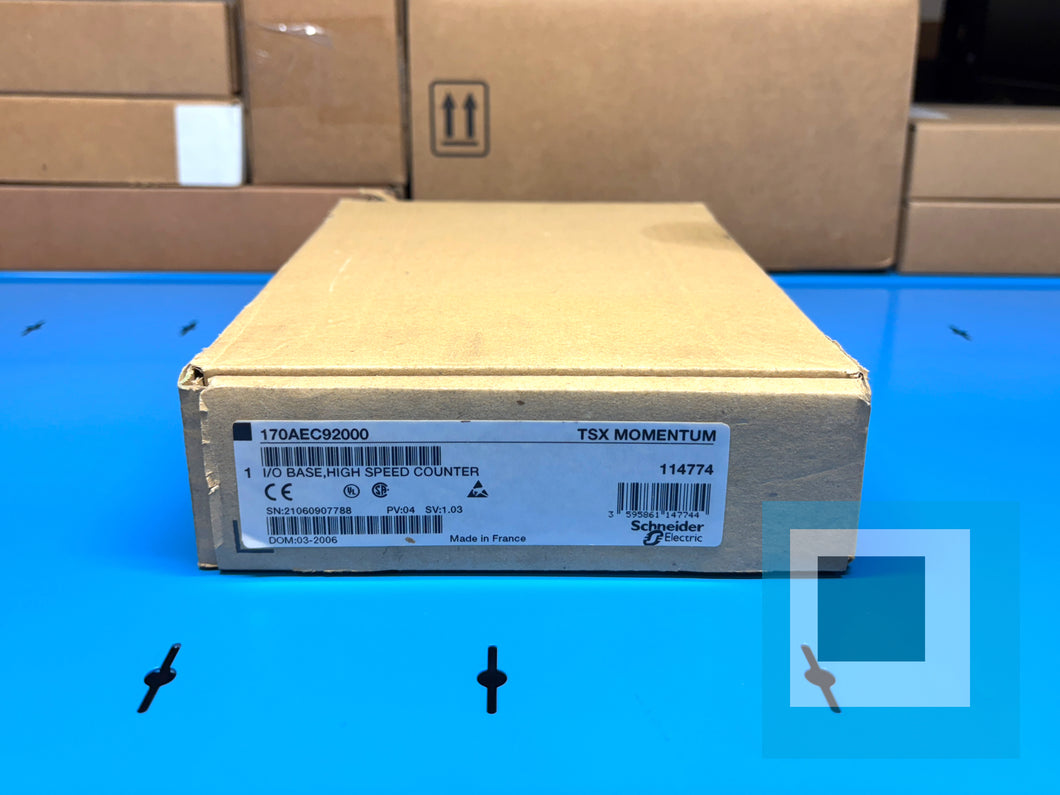 Schneider TSC Momentum 170AEC92000 I/O Base High Speed Counter - NEW IN BOX