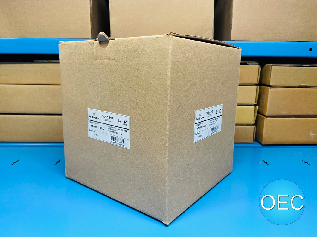 Emerson SOLA HD Heavy Duty SDN 40-24-480C Power Supply 24VDC - New in Box