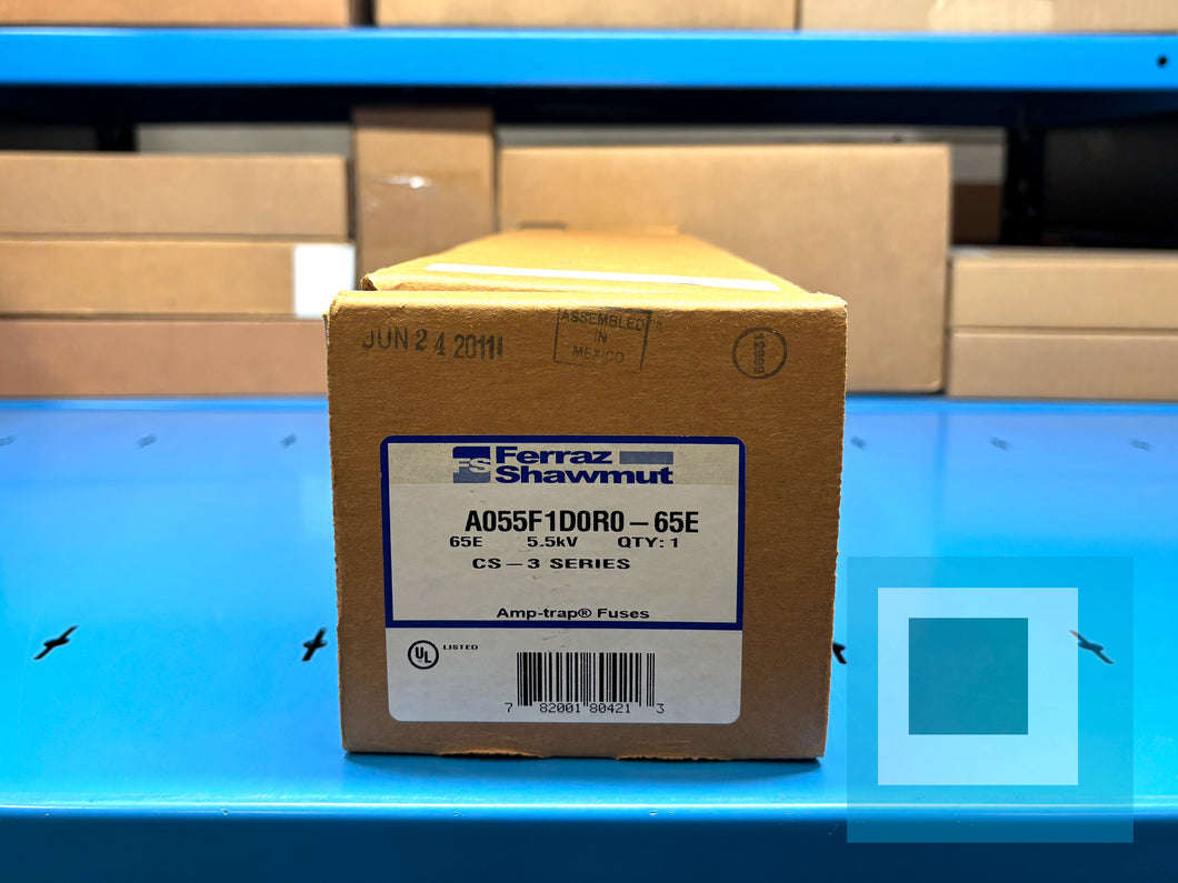 Ferraz Shawmut A055F1D0R0-65E 65E 5.5kV CS-3 Series Fuse - NEW IN BOX
