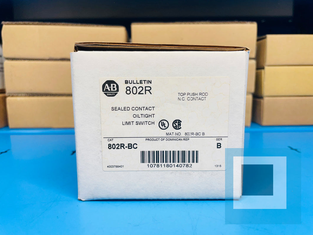 Surplus - Allen-Bradley 802R-BC /B Sealed Contact Oil Tight Limit Switch