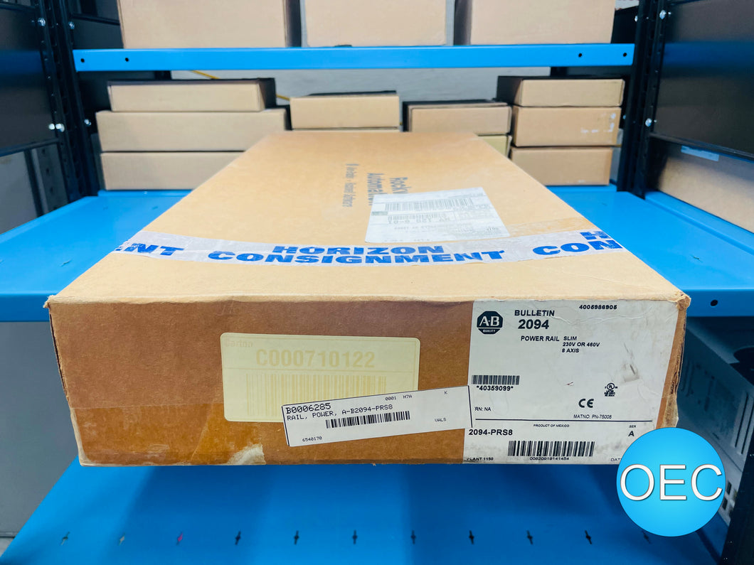 NEW - Allen-Bradley 2094-PRS8 /A Pwer Rail for Kinetix 6000 Servo Drives