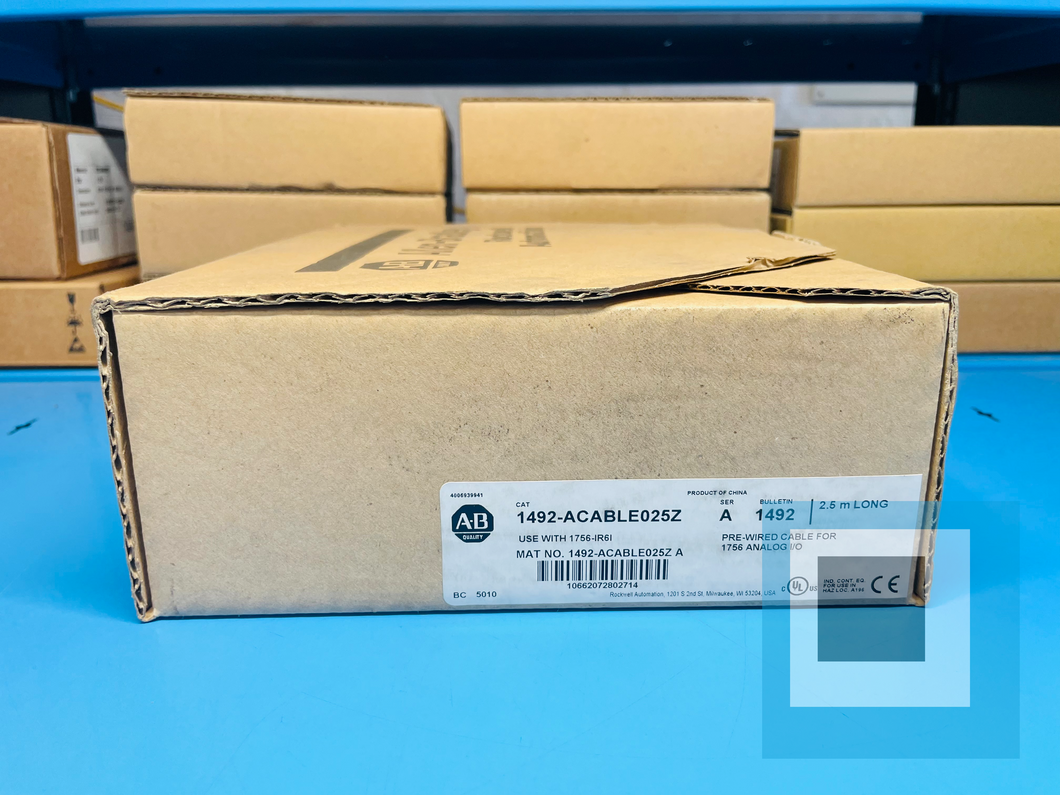 Surplus - Allen-Bradley 1492-ACABLE025Z /A PRE-WIRED CABLE FOR 1756-IR6I ANALOG