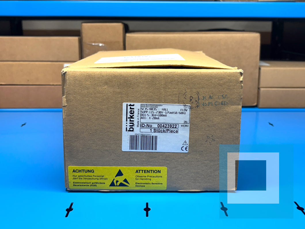 Burkert 00423922 Flow Meter / Transmitter SE35/8035 Complete! - NEW IN BOX