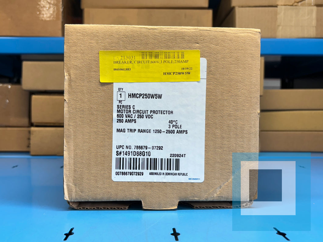 NEW - Eaton / Cutler-Hammer HMCP250W5W Series C MOTOR CIRCUIT PROTECTOR 600 VAC