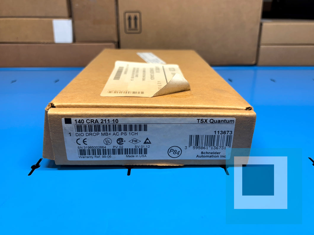 Schneider Electric MODICON 140 CRA 211 10 Dio Drop TSX Quantum - NEW IN BOX