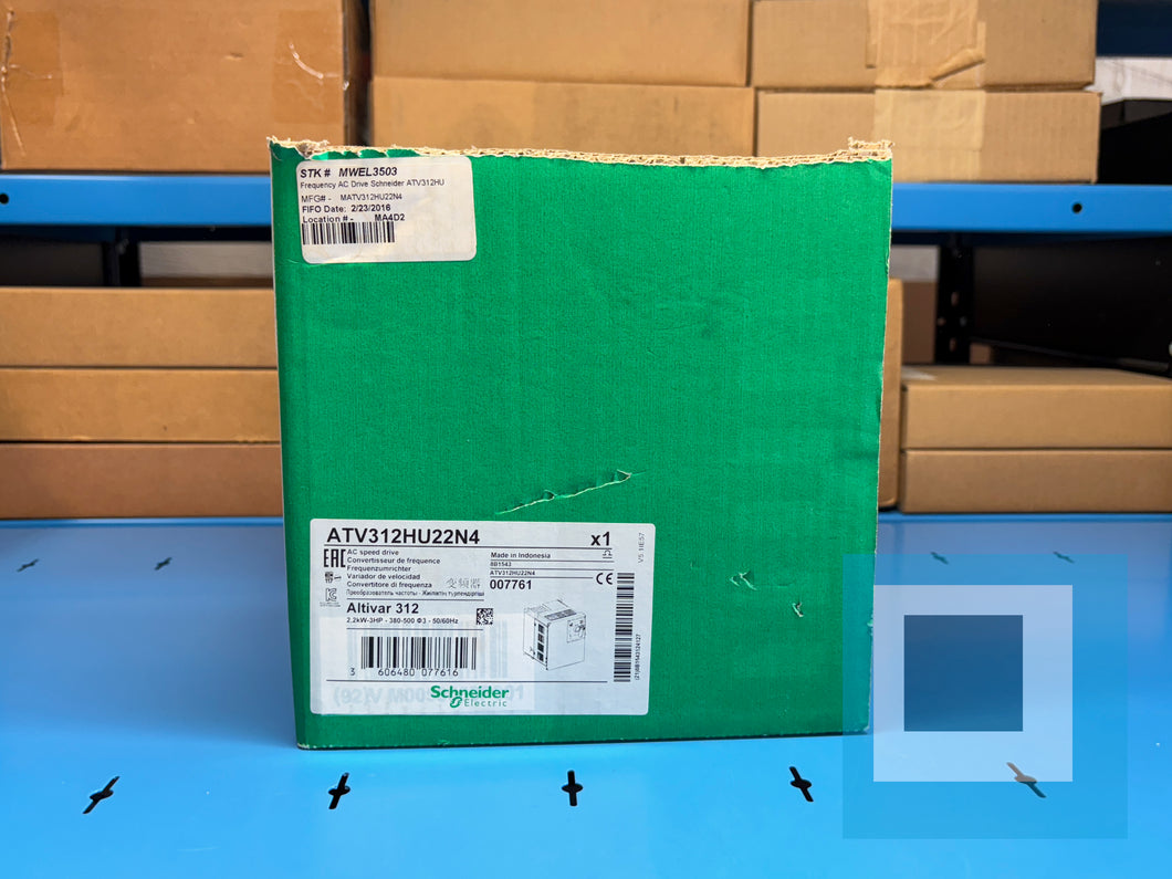 Schneider Electric ATV312HU22N4 Altivar 312 AC Speed Drive - NEW IN BOX