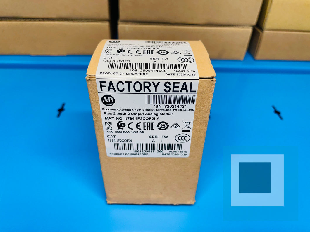 Surplus - Allen-Bradley 1794-IF2XOF2I Ser A Flex I/O Combination Analog Module
